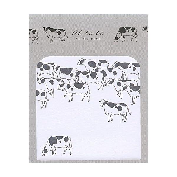 エルコミューン AH LA LA アララ STICKY MEMO ふせん cows [01] 〔合計1100円以上で購入可〕
