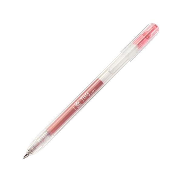 ボールサイン ティアラノック 0.8mm 単色 ルビーレッド ラメ入 水性