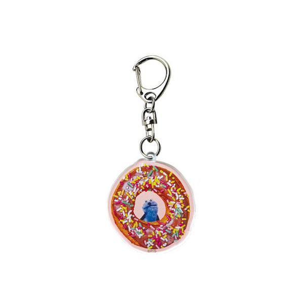 パペットスンスン アクリルキーホルダー ドーナツ ナスカン付 カラフル