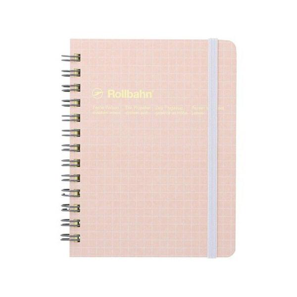 ロルバーン ポケット付メモ スコラ M ベビーピンク リングノート