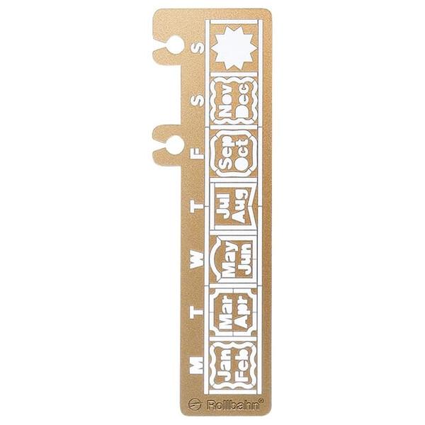デルフォニックス ロルバーン テンプレート カレンダー C ゴールド [01] 〔合計1100円以上で購入可〕