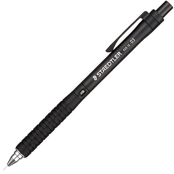 ステッドラー 製図用シャープペンシル 925 15 0.3mm 極細字 4mmロングスリーブ 硬度表示窓付 エラストマー製グリップ [02] 〔合計1100円以上で購入可〕