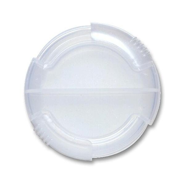 他サイト： くすり携帯プチダブルラウンド ホワイト 薬入れ ピル 持ち運び用 コンパクトサイズ スライド式 外出 スケルトン [01] 〔合計1100円以上で購入可〕の商品画像