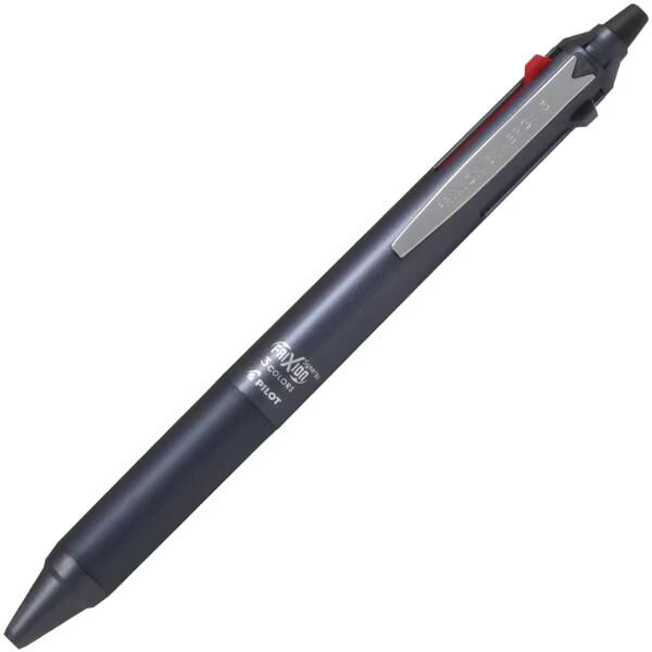 細字3色 消せる3色ボールペン フリクションシナジー3 0.4mm 超極細 ネイビー
