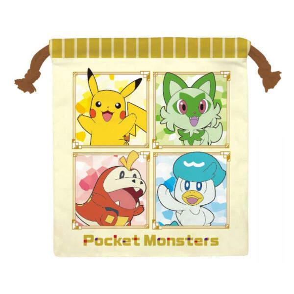 ポケットモンスター 巾着 ピカチュウ&ニャオハ&ホゲータ&クワッス 小物