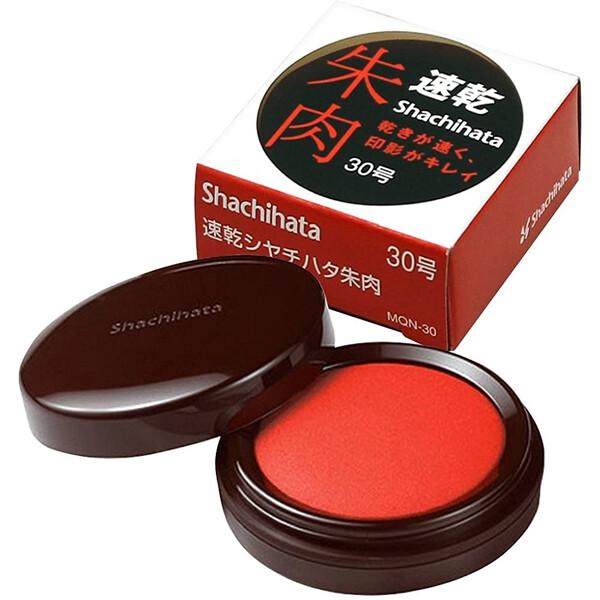 他サイト： シヤチハタ 速乾朱肉 MQN-30 30号 [02] 〔合計1100円以上で購入可〕の商品画像