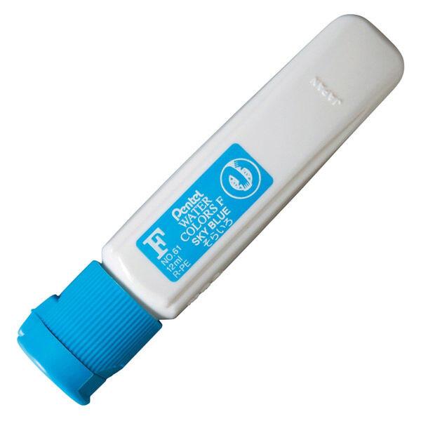 片手で開け閉めできるワンタッチキャップ&amp;ソフトチューブで使いやすい水彩絵の具。【材質】チューブ/PE、キャップ/PP【容量】12mL【色】空色■メーカー: ぺんてる■品番: WFCT61※ご注文合計額が￥1100 (税込)以上の場合...