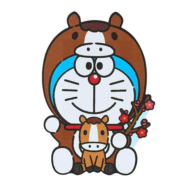 ドラえもん I'm Doraemon ぽち袋 うま 3枚入 封シール付 三つ折り ポチ