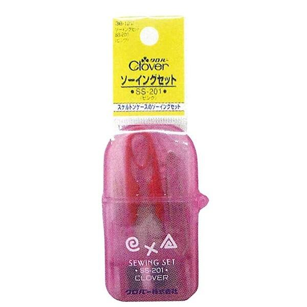 クロバー ソーイングセット SS-201 ピンク [02] 〔合計1100円以上で購入可〕