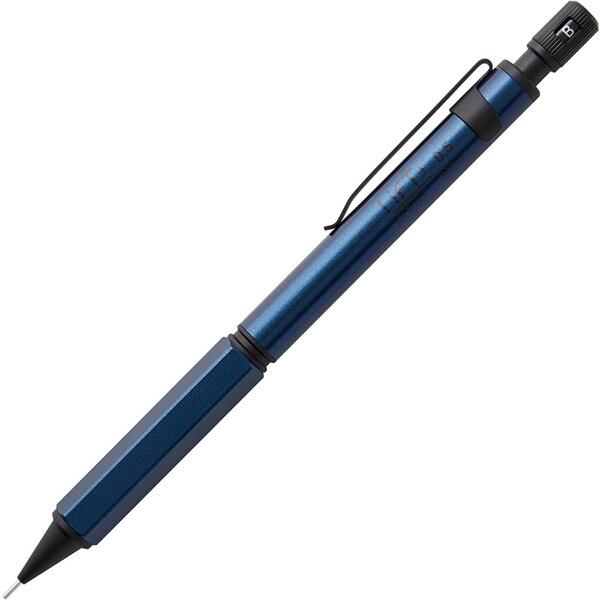 限定 シャープペンシル LIFT+ リフトプラス ネイビー 0.5mm 低重心 六角軸 4mmガイドパイプ 製図 高級感 ギフト Kitera [01] 〔合計1100円以上で購入可〕