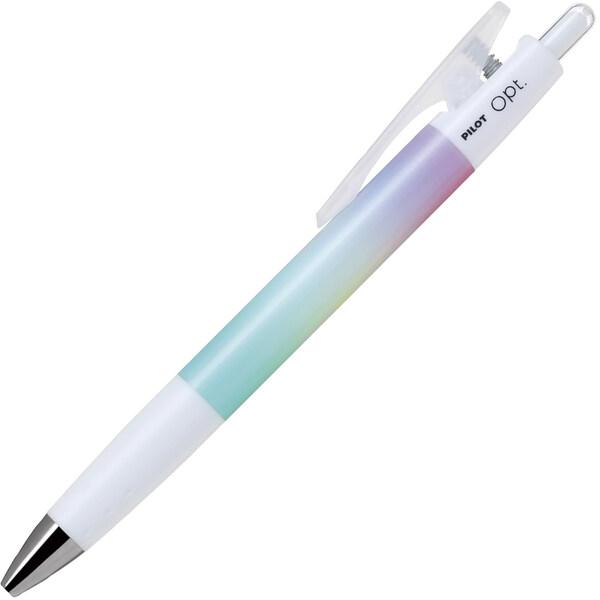 油性ボールペン Opt. オプト 0.5mm オーロラ 黒インク 極細 細書き