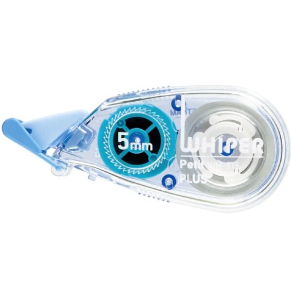 プラス 修正テープ ホワイパープチ 5mm ブルー 小さい ミニ 勉強 ノート ペンケース 筆箱 [02] 〔合計1100円以上で購入可〕