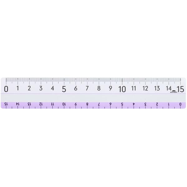 白でも黒でもメモリくっきり♪どんな色の上でもメモリが良く見える定規「ヨクミエルーラー」です。メモリの下に特殊印刷が施されているので、メモリの下に色が付くことで見やすくなります。ペンケースにも入る、コンパクトな15cmが測れるサイズ。5cmご...