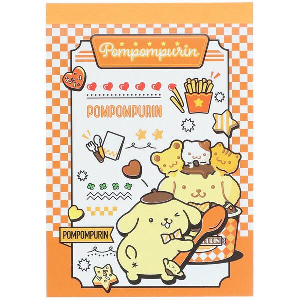 ポムポムプリン メモミニ 2柄×各40枚 伝言 メッセージ プチコレクション サンリオ かわいい 日本製 サンスター文具 [01] 〔合計1100円以上で購入可〕