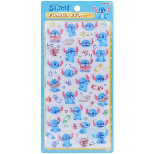 スティッチ ボンボンドロップシール らくがき 立体 ステッカー SNS