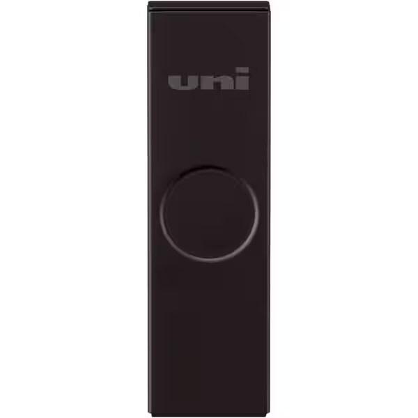限定 シャープ替芯 uni ユニ 0.5mm HB 40本 メタルケース マットブラック ステンレス製 折れにくい 濃い 三菱鉛筆 [01] 〔合計1100円以上で購入可〕