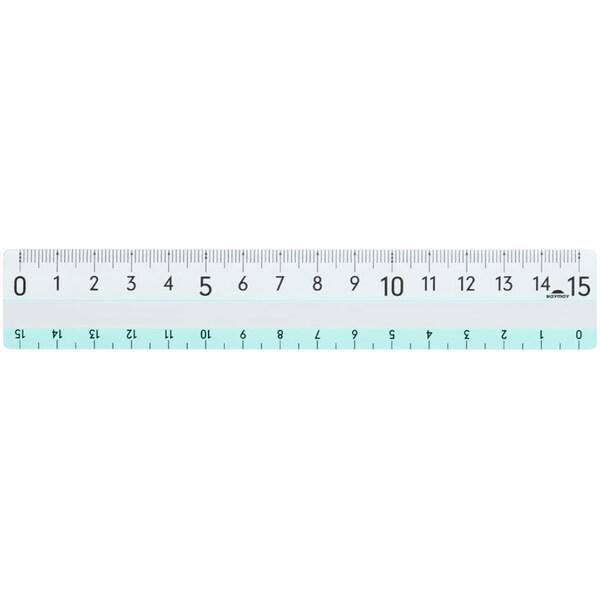 白でも黒でもメモリくっきり♪どんな色の上でもメモリが良く見える定規「ヨクミエルーラー」です。メモリの下に特殊印刷が施されているので、メモリの下に色が付くことで見やすくなります。ペンケースにも入る、コンパクトな15cmが測れるサイズ。5cmご...