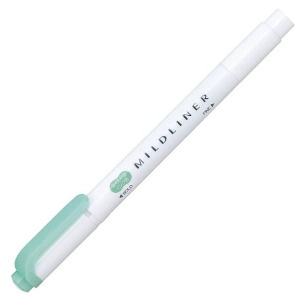ゼブラ マイルドライナー マイルドブルーグリーン WKT7-MBG [02] 〔合計1100円以上で購入可〕