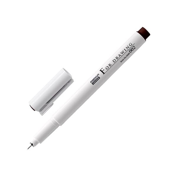 耐水性の水性顔料インクのミリペンです。ペン先は描き味がやや固く、しなりづらい(Brush除く)ので、筆圧の強い方にもおすすめです。コミックで使用する場合、0.03や0.05mmは瞳や髪の毛などの細かいラインに。0.3〜1.0mmは加筆や太線...