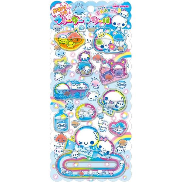 ウォーターインシール 平成ファンシー あわわちゃん 水 クリア 透明