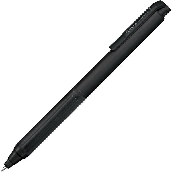 コクヨ キャンパス マジックフィット ゲルインクボールペン 0.4mm 黒インク ブラック軸 速乾 ラバーグリップ 中学 高校 [01] 〔合計1100円以上で購入可〕