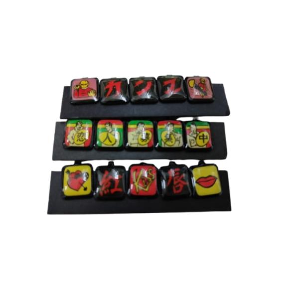 学ラン用裏ボタン（留め）です。昔懐かしい小物です。さりげないおしゃれにも。昭和の世界をお楽しみいただけます(^^♪※「カンフー」「KISS」売り切れとなりました※配送について複数個の場合、クリックポストはシステム上、複数個×配送料の計上とな...