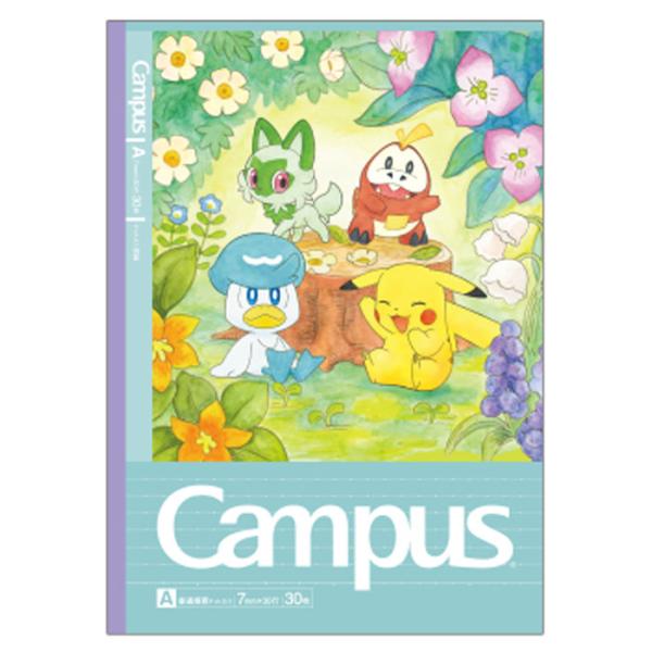 ◆在庫限り◆【 B5判 】【 A罫 普通横罫ドット入 】ポケットモンスターA　 キャンパスノート A罫　ショウワノート　301729001