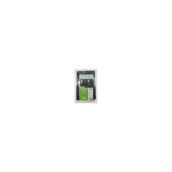 業務用黒色ポリ袋10枚組x30入り　ヨコ900ｍｍｘタテ1000ｍｍｘ厚み0.045ｍｍ　90Ｌ