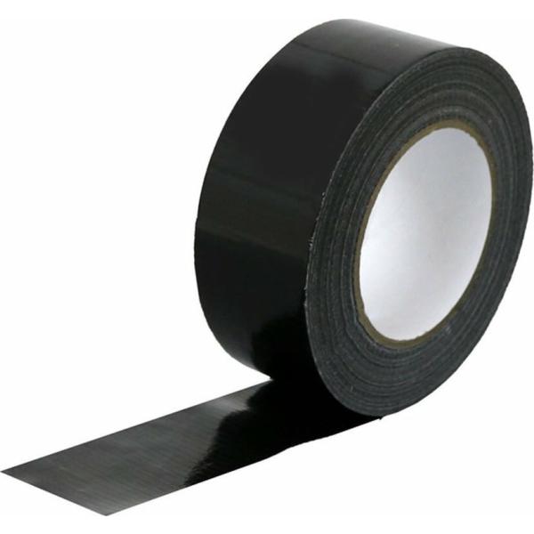 布カラーテープ　黒　50mmX25m 30巻入