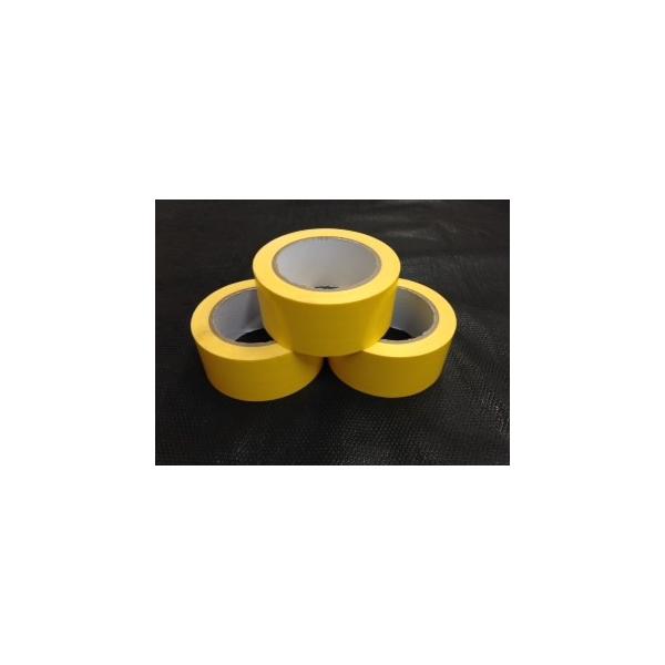 布カラーテープ　黄　50mmX25m　30巻入