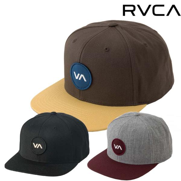 正規品 RVCA ルーカ 平ツバ キャップ CAP 帽子 BE041-925 VA PATCH SNAPBACK BE041925 VAロゴ ロゴ ルカ 人気 ブランド メンズ フラットバイザー 2024