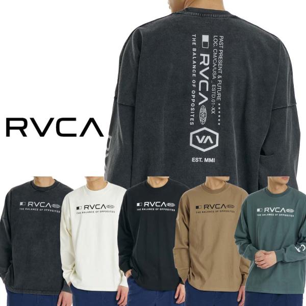 RVCA ルーカ メンズ ヘビーウエイト ロングスリーブＴシャツ 長袖 Tシャツ ロンＴ BG042-050 STRAIGHT HEX LT BG042050 ルカ 長袖Tシャツ ロゴ ブランド 2026