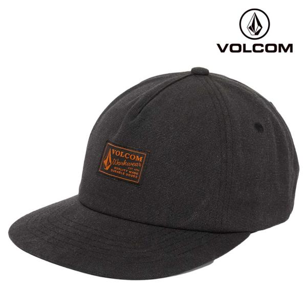 正規品 VOLCOM ボルコム メンズ 平ツバ CAP 帽子 D5512503 WORKWEAR ADJ HAT キャップ  ヴォルコム ブランド フラットバイザー キャップ サーフィン スケボー