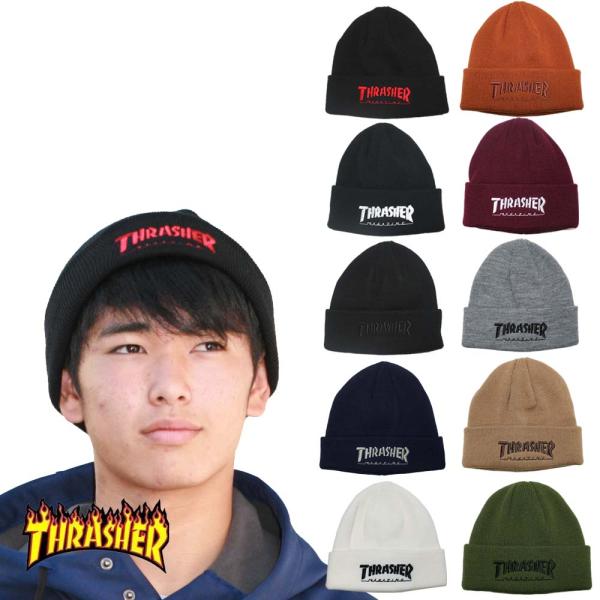 当時物 90s thrasher vintage ニットキャップ　初期 screamer_thrasher-thr-n01