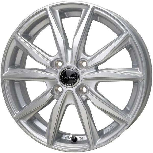 HOT STUFF Exsteer 15インチ HOT STUFF エクスター ST ホイール1本 15x4.5 +45 100 4H