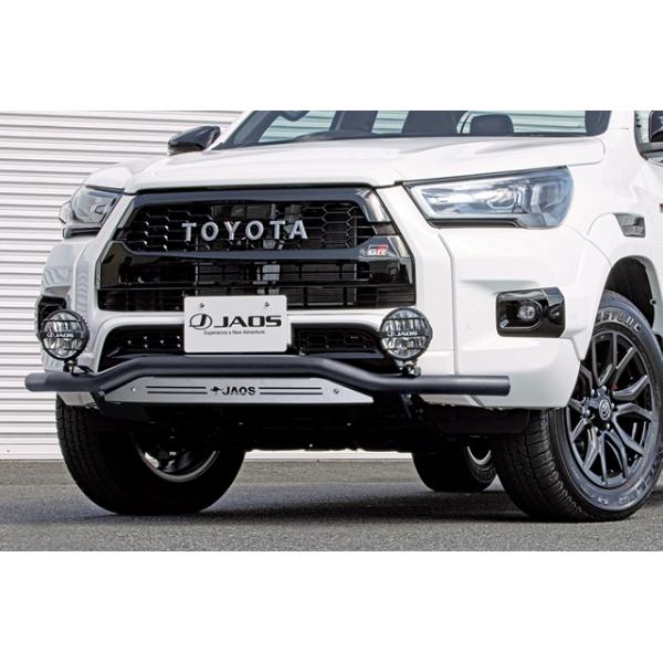JAOS フロントスキッドバー ブラック/ブラスト ハイラックス 125系 Z