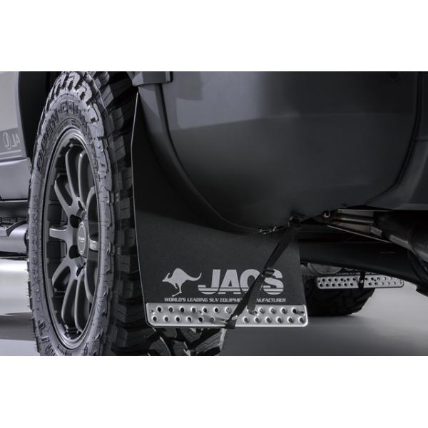 JAOS マッドフラップ ブラック JAOS（ジャオス） マッドガードIII リヤセット ブラック