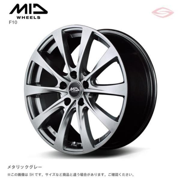 マルカサービス MIDホイールズ F10 ホイール4本セット 15x6.0J 5H 