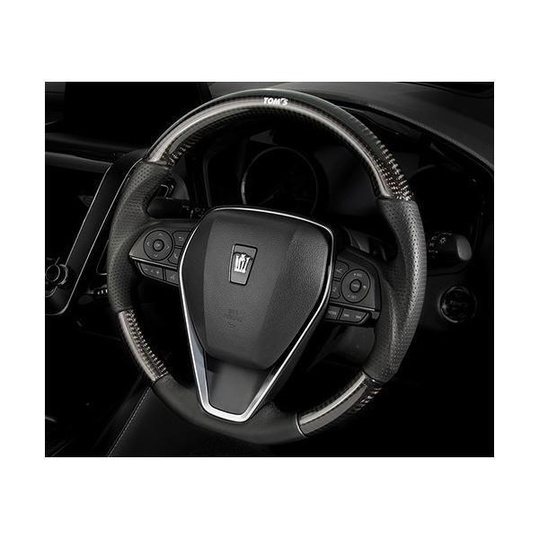 TOM'S ステアリングホイール　トヨタ　カムリ TOM'S（トムス） ステアリング カムリ リアルカーボン&パンチング