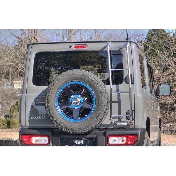 4×4エンジニアリング　リアラダー 4×4エンジニアリング 4x4 リアラダー /ハンドバフ仕上げ JB64