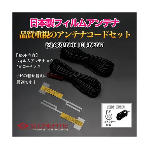 (HF-201[�P���E�b�h]) ���i�����{�� �n��f�W�^�� �t�B�����A���e�i[TYPE3] + 4m�R�[�h KENWOOD(MDV-L300) �����x�u�[�X�^�[���� 4�{�Z�b�g/����ւ� ��C