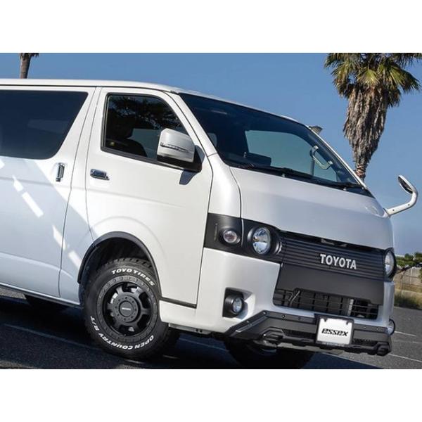 CRS essex フラットボンネット ナロー用/FRP製 ハイエース200系 / CRS