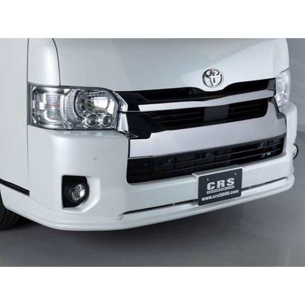 CRS ESSEX フロントリップスポイラーVer４ハイエース ES フロントリップスポイラーVer.V ABS製 未塗装/070/209 ナロー4型