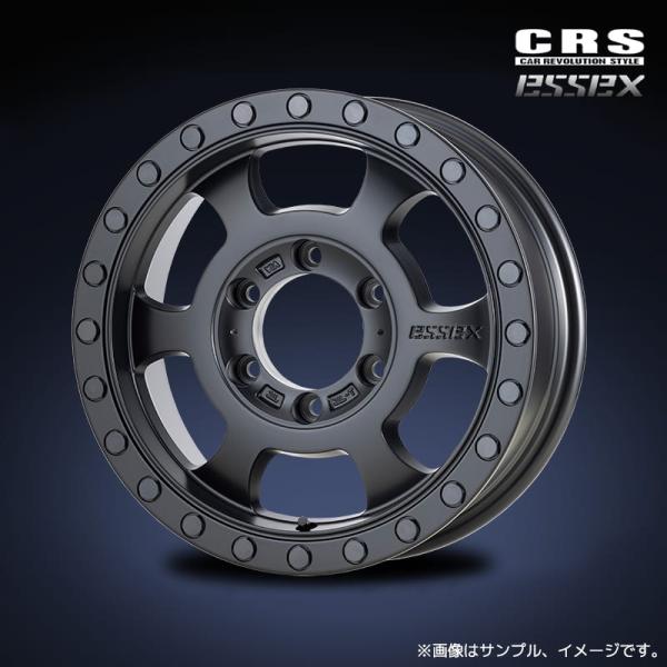 CRS エセックス アップドラフト EU-16 アルミホイール1本 16x6.5J 6H 139.7 +48 オールマットブラック(AMB) / 16インチ ESSEX UPDRAFT