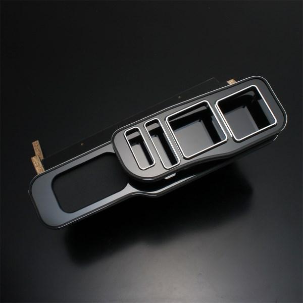 【ヒロ】フロントテーブル【ブラックレザー】 160系プロボックス(14/09-) フロントテーブル/ピアノブラック FEGGARI