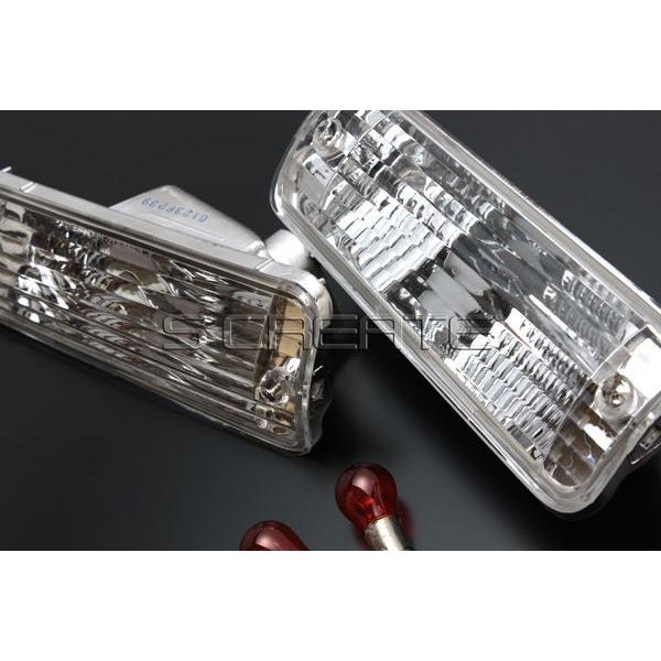 ランクルプラド(71/78系) フロント バンパー クリスタル ウインカー