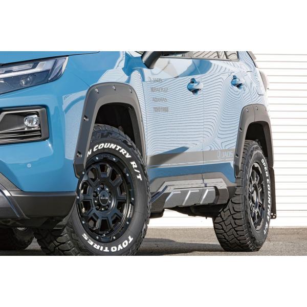 JAOS フェンダーガーニッシュ type-X 塗装品 マットブラック