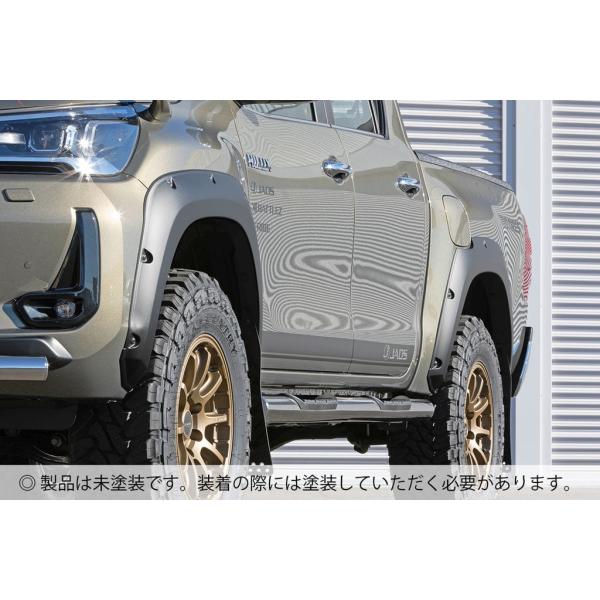 ハイラックスGUN125 タイトヨタ純正　オーバーフェンダー　未使用品 ハイラックス GUN125 純正オーバーフェンダー 片側約15mm 前期Z