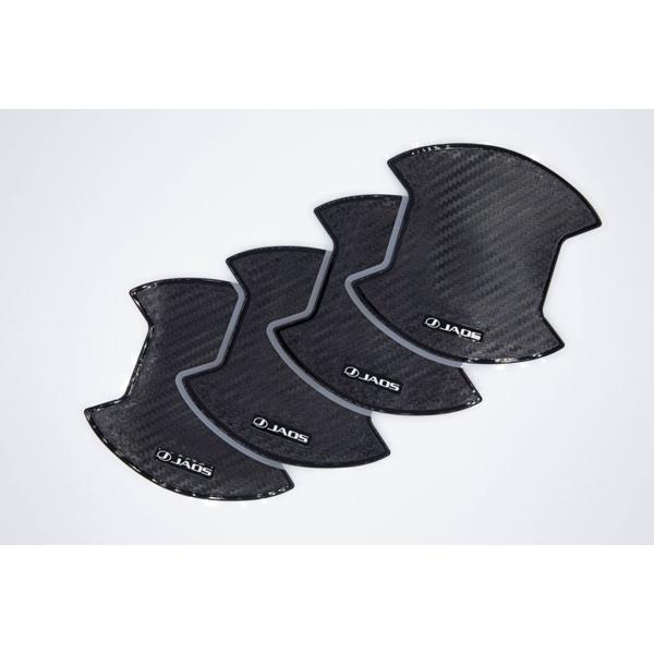 他サイト： JAOS ドアハンドルプロテクター カーボン調 デリカ D5【B636304】※個人宛別途送料の商品画像