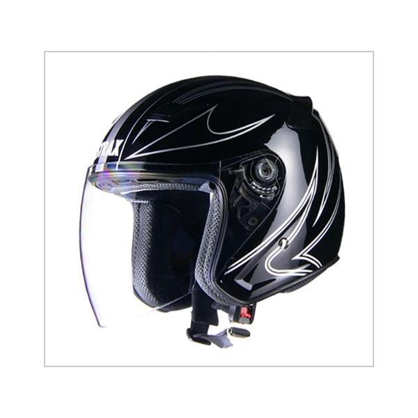 リード工業 【リード工業】 STRAX SJ-9 ジェットヘルメット ブラック